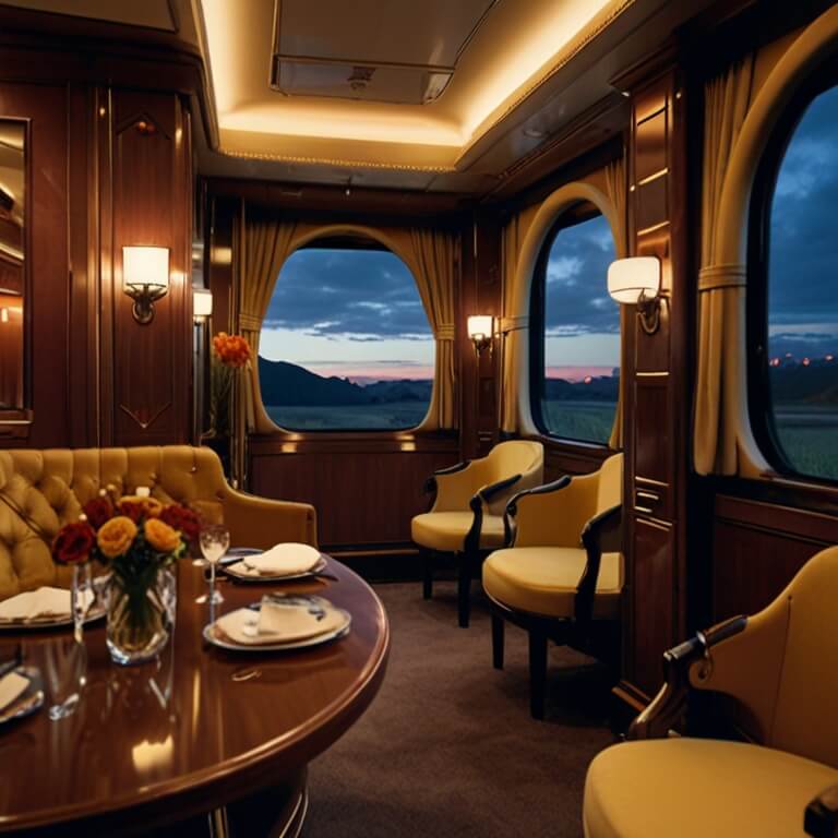 luxury train suite